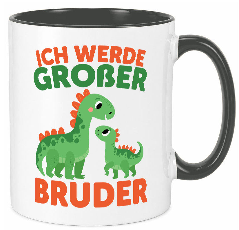 Ich werde Großer Bruder | Dino Brudersaurus lustig Humor Geschenkidee Geschenk