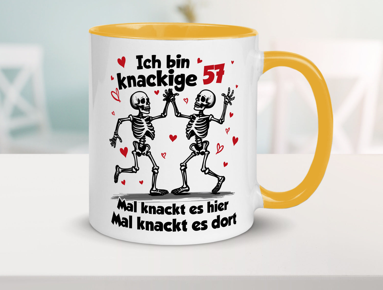 57. Geburtstag | Knackige 57 Ich bin alt lustig Geschenkidee Geschenk Tasse