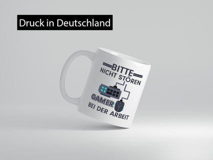 Gamer bei der Arbeit | Gaming Tasse Teenager Spruch Humor Kollegen Büro