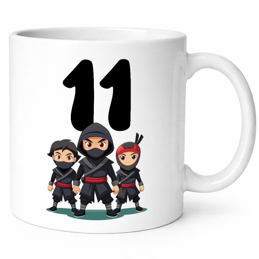 11. Geburtstag | 11 Jahre Ninja Geschenkidee Humor Tasse