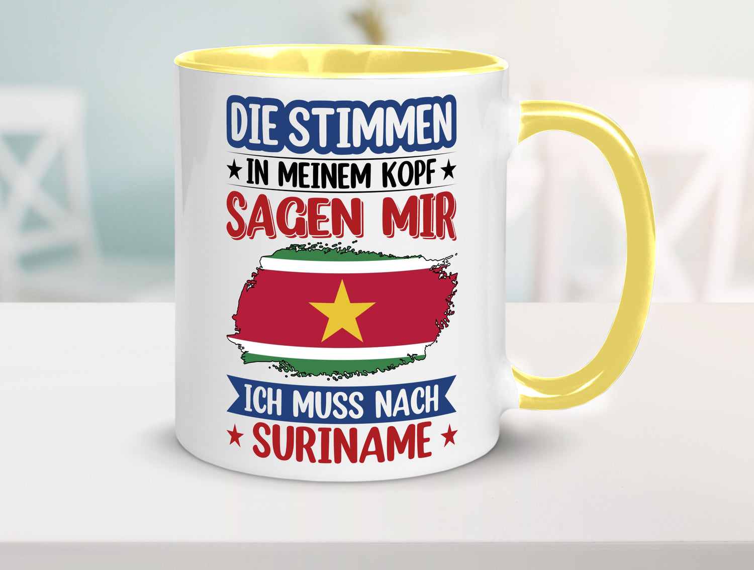 Suriname | Urlaub Stimmen in meinem Kopf Traumland v2 Geschenk Humor