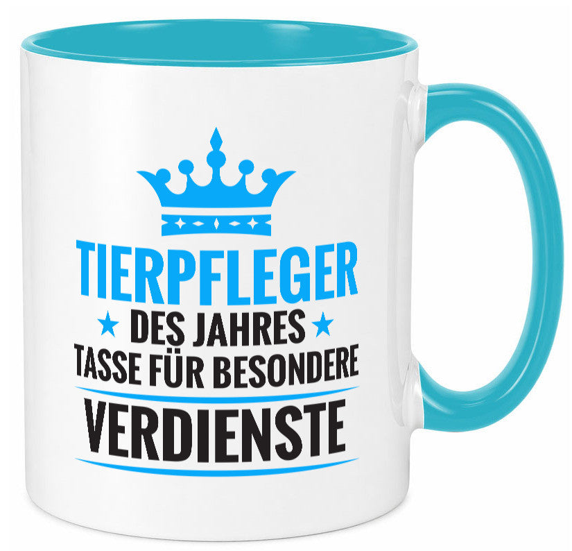 Besonderer Verdienst: Tierpfleger | Pflegeberuf Tierheim Humor Arbeit Kollegen