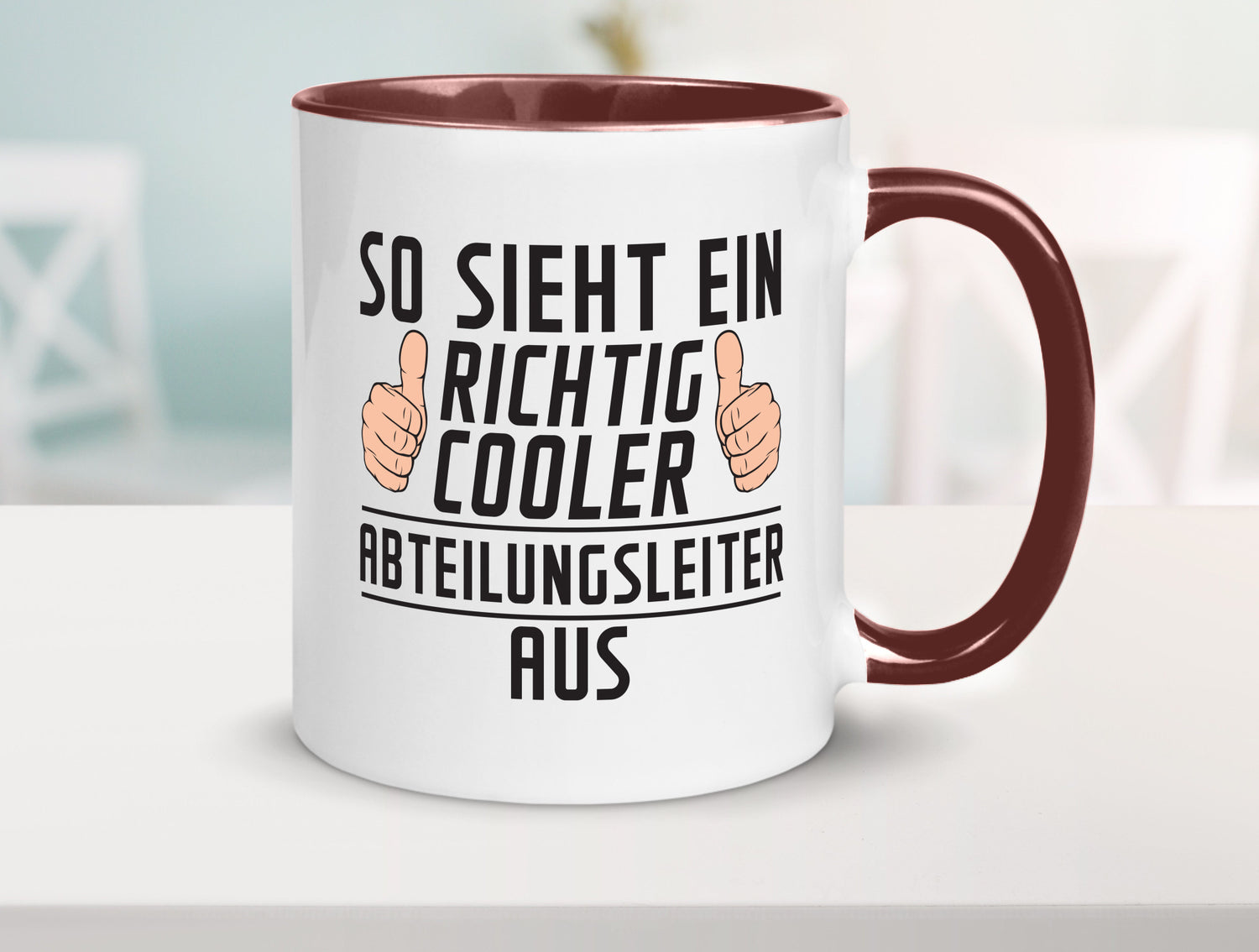Richtig Cooler Abteilungsleiter| Führungskraft lustiger Spruch Geschenk Humor