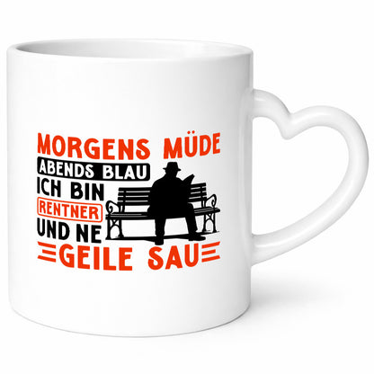 Ich bin Rentner | Rentenbeginn Ruhestand Geschenk Jubiläum lustiger Spruch Tasse