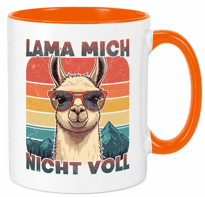 Lama mich nicht voll | Alpaka Kamel Retro lustig Humor Geschenkidee Geschenk