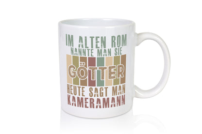 Heute sagt man: Kameramann | Kamera Humor Geschenkidee Tasse