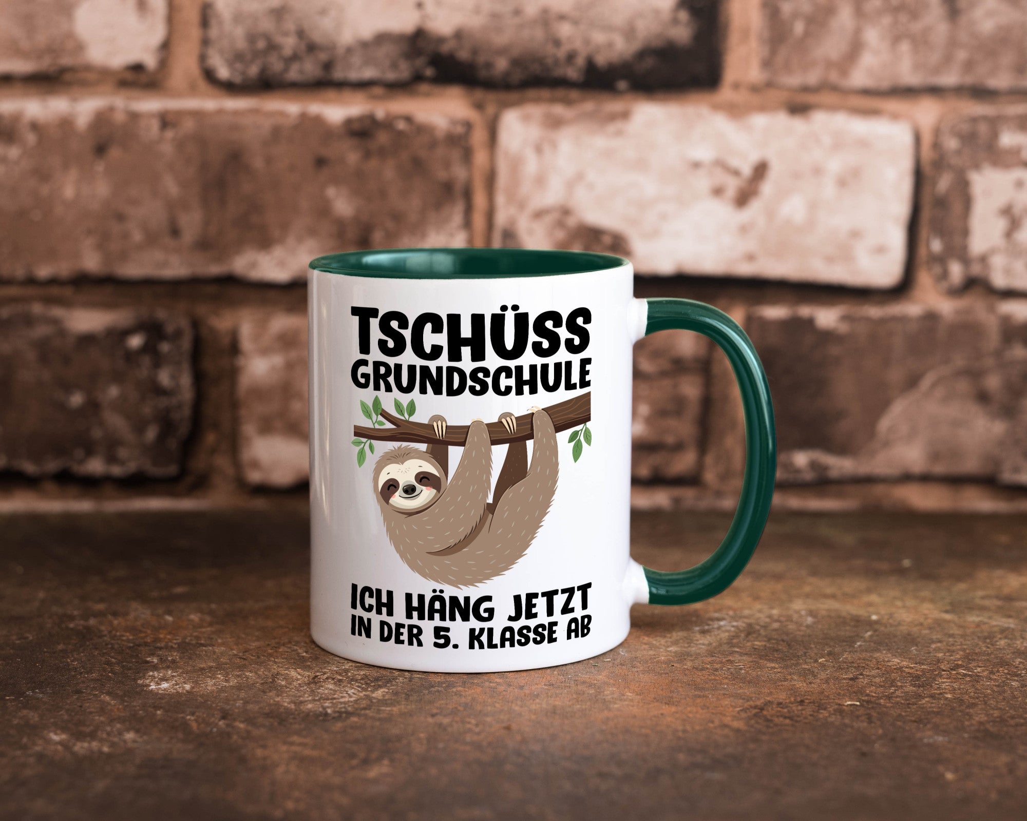 Tschüss Grundschule ich häng jetzt in der 5. Klasse ab Humor Geschenkidee Tasse
