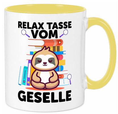 Relax Tasse: Geselle | Handwerker lustiger Spruch Geschenk Humor Geschenkidee