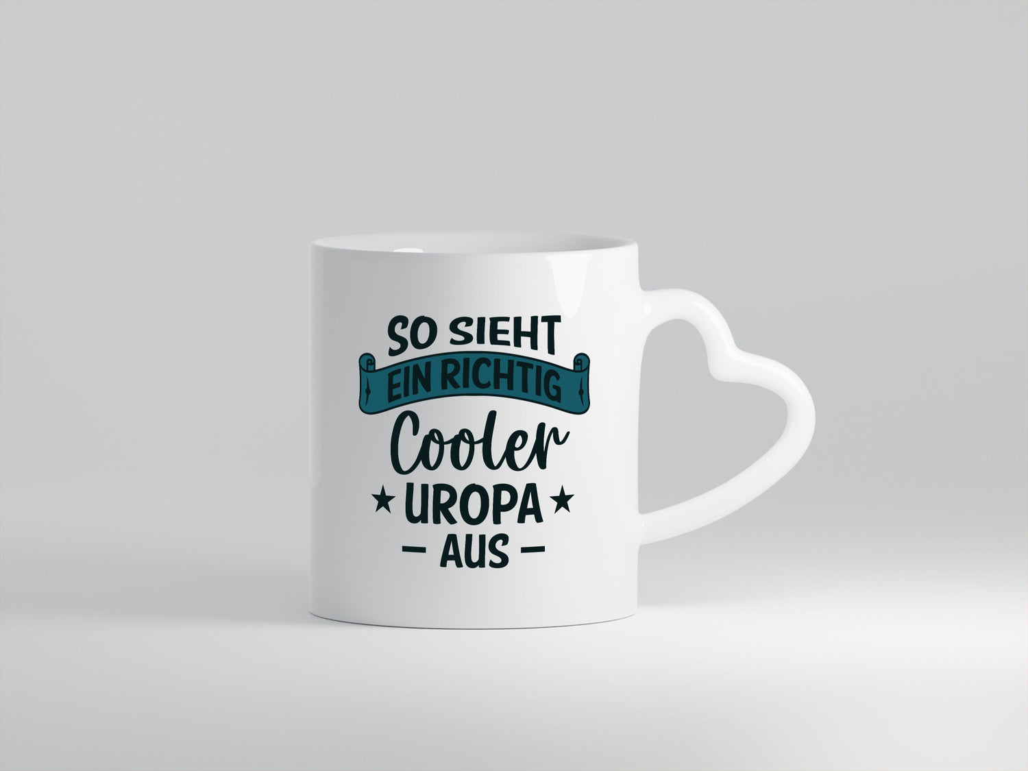 Cooler Uropa | Urkunde Sterne lustiger Spruch Geschenk Familie Geschenkidee