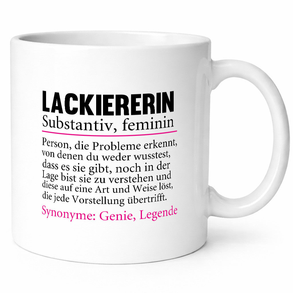 Lackiererin | Beruf Spruch lackieren Humor Geschenkidee Arbeit Kollegen Büro