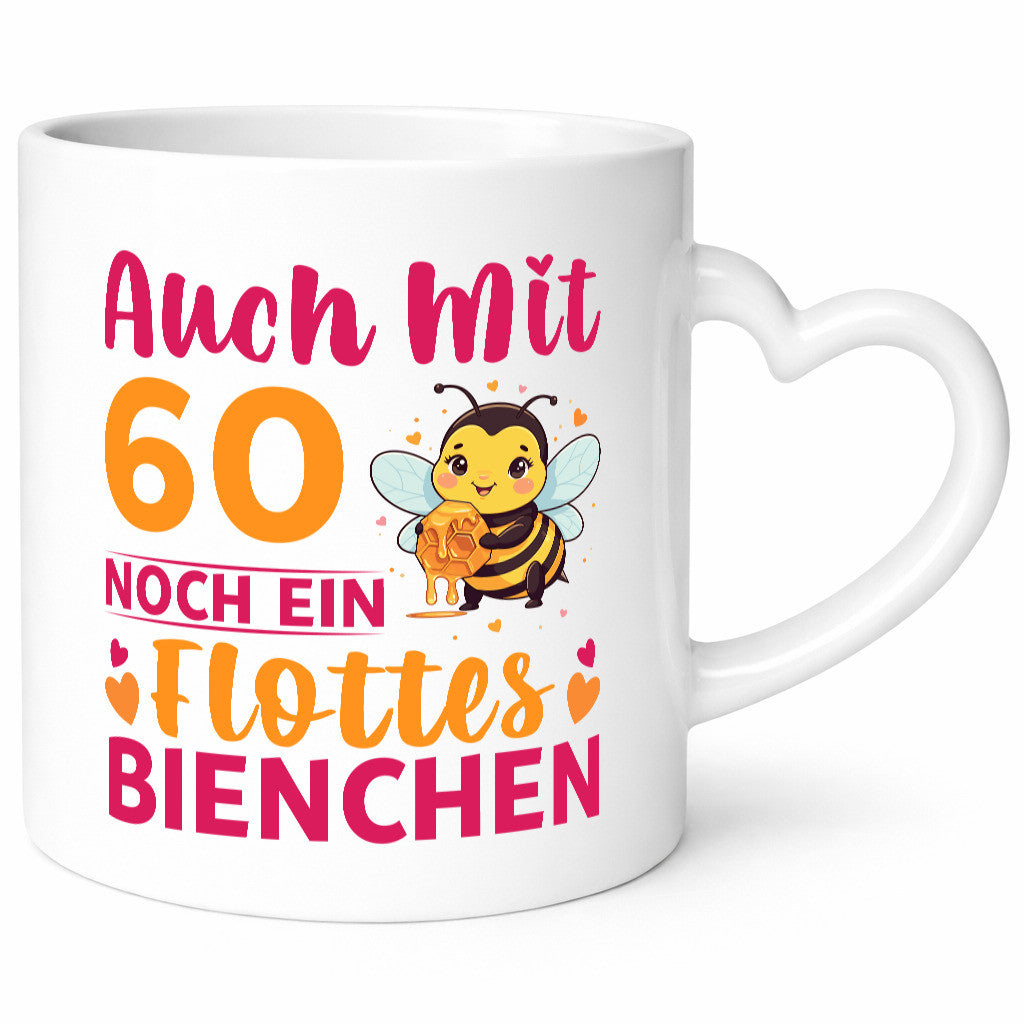 60. Geburtstag | Flottes Bienchen 60 Jahre Geschenkidee Humor Tasse