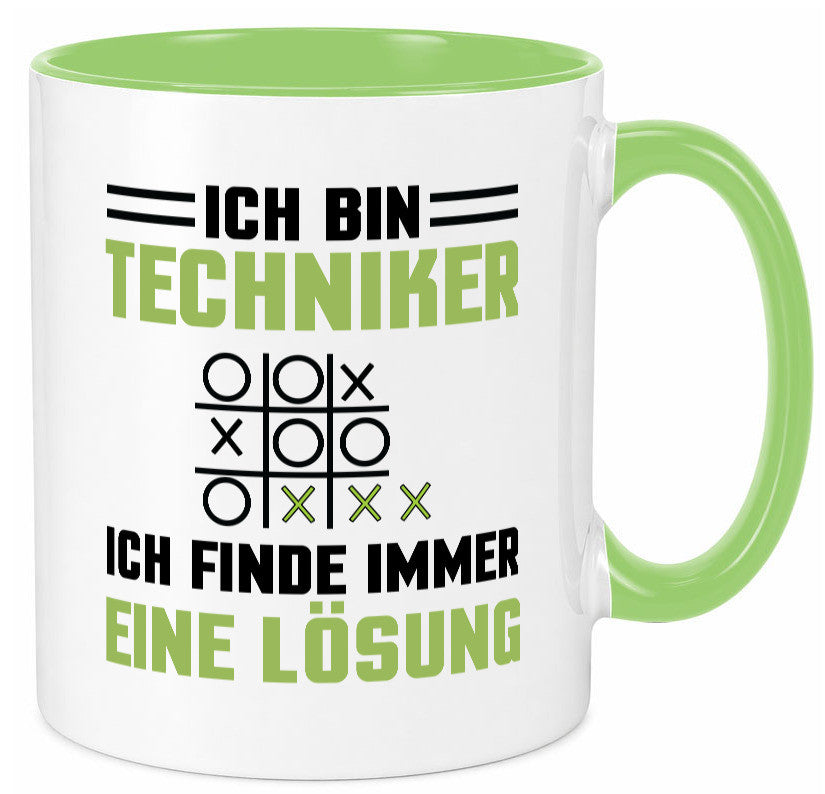 Ich bin Techniker finde immer eine Lösung | lustiger Spruch Geschenk Humor