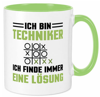 Ich bin Techniker finde immer eine Lösung | lustiger Spruch Geschenk Humor
