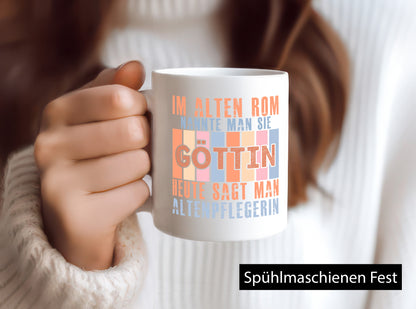 Heute sagt man: Altenpflegerin | Pflegepersonal Pflege Geschenk Humor