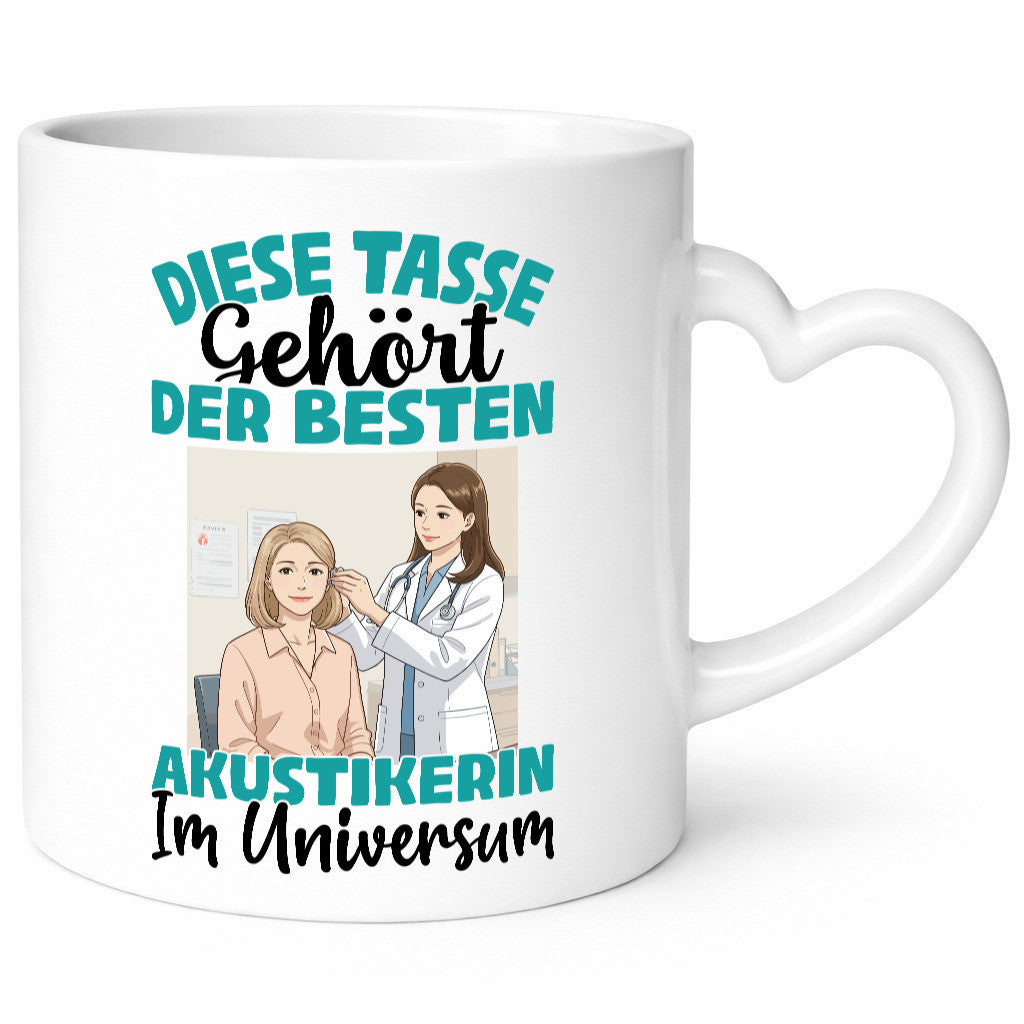 Im Universum: Akustikerin | Akustik Hörgeräteakustik Geschenk Humor