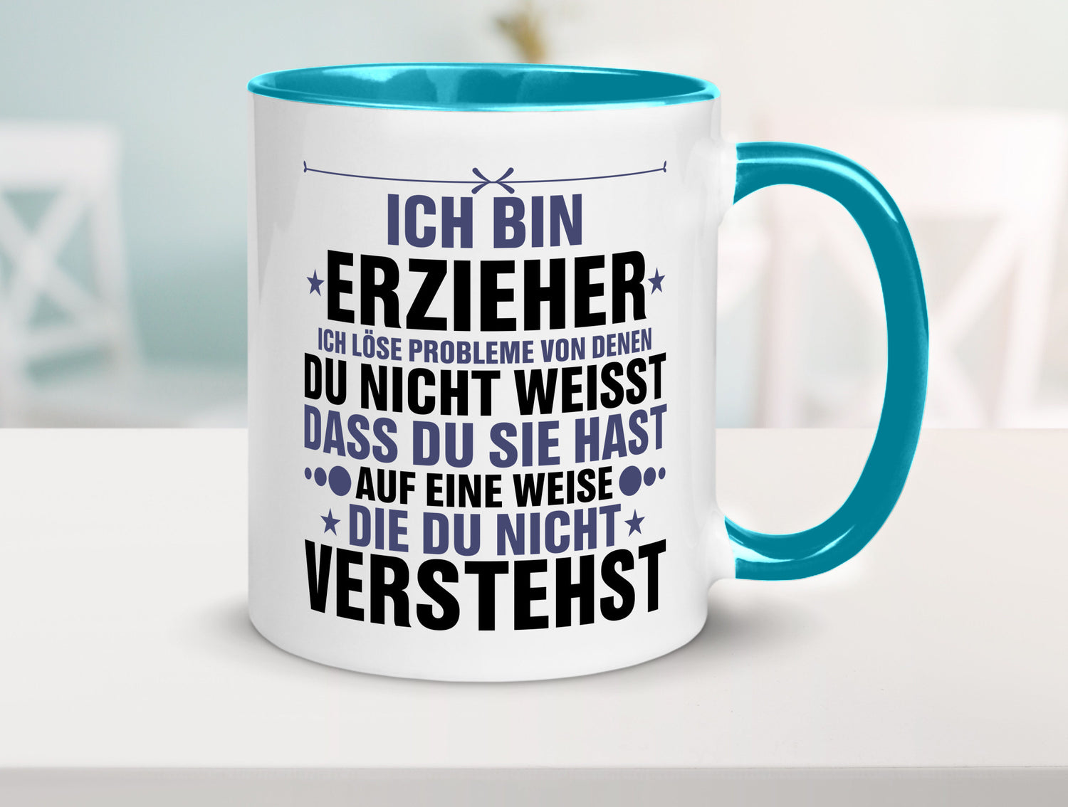 Löse Probleme: Erzieher | Pädagoge Schule v2 lustiger Spruch Geschenk Humor