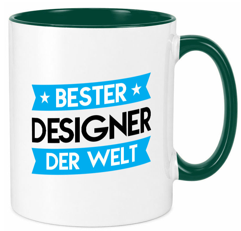 Bester Designer Beruf | Mode Geschenk Arbeit Kollegen Büro lustiger Spruch Tasse