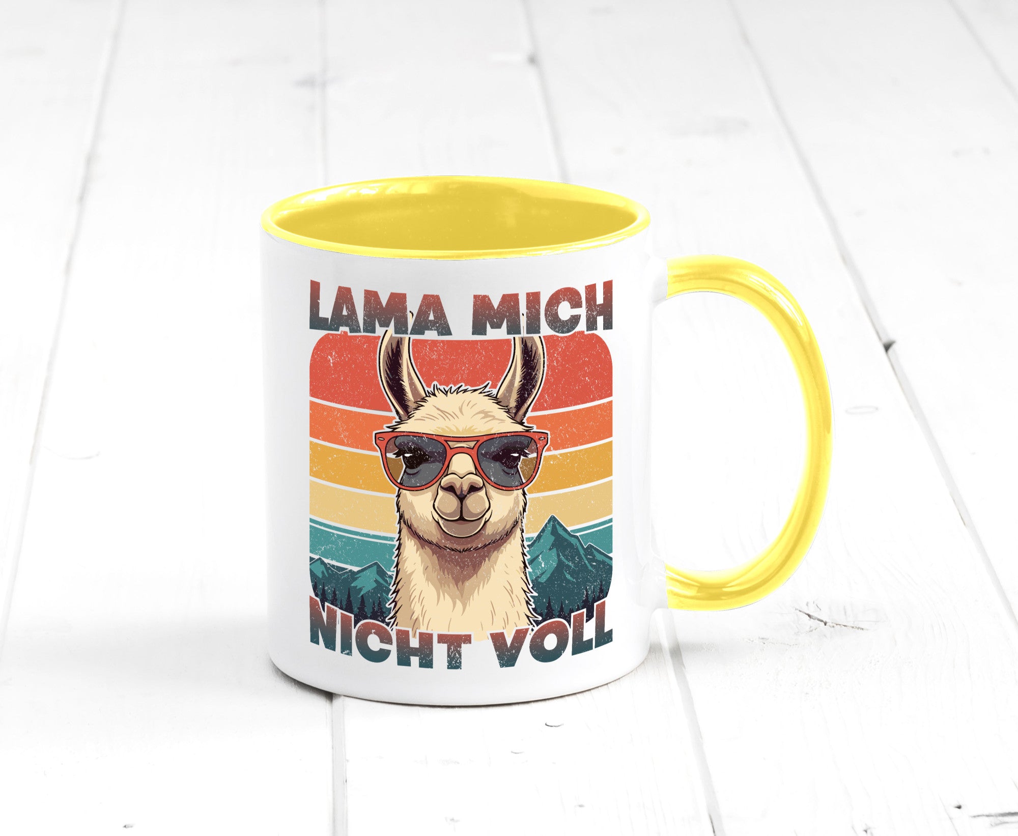 Lama mich nicht voll | Alpaka Kamel Retro lustig Humor Geschenkidee Geschenk