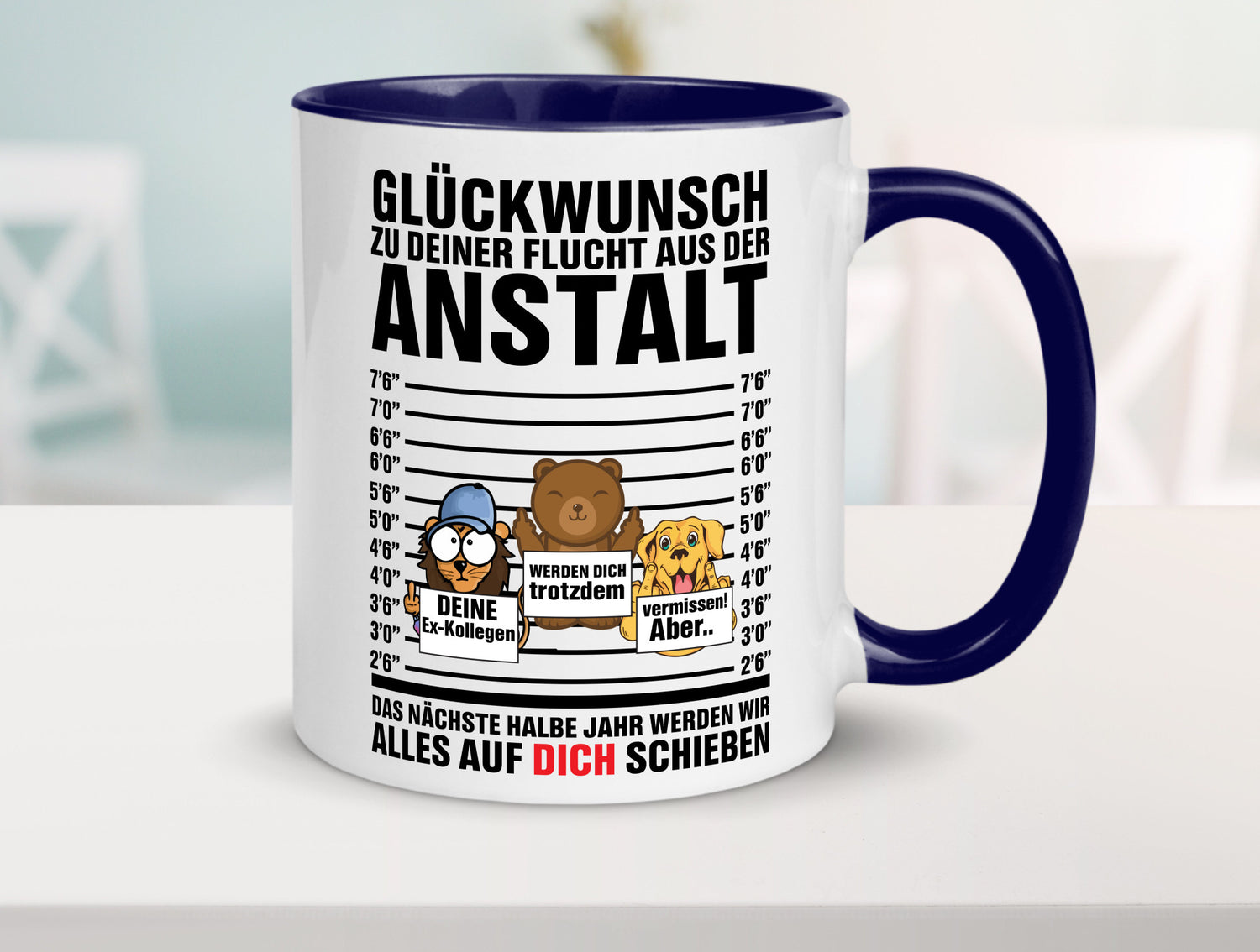 Glückwunsch zur Flucht | Arbeitskollegen Berufswechel Humor Arbeit Kollegen