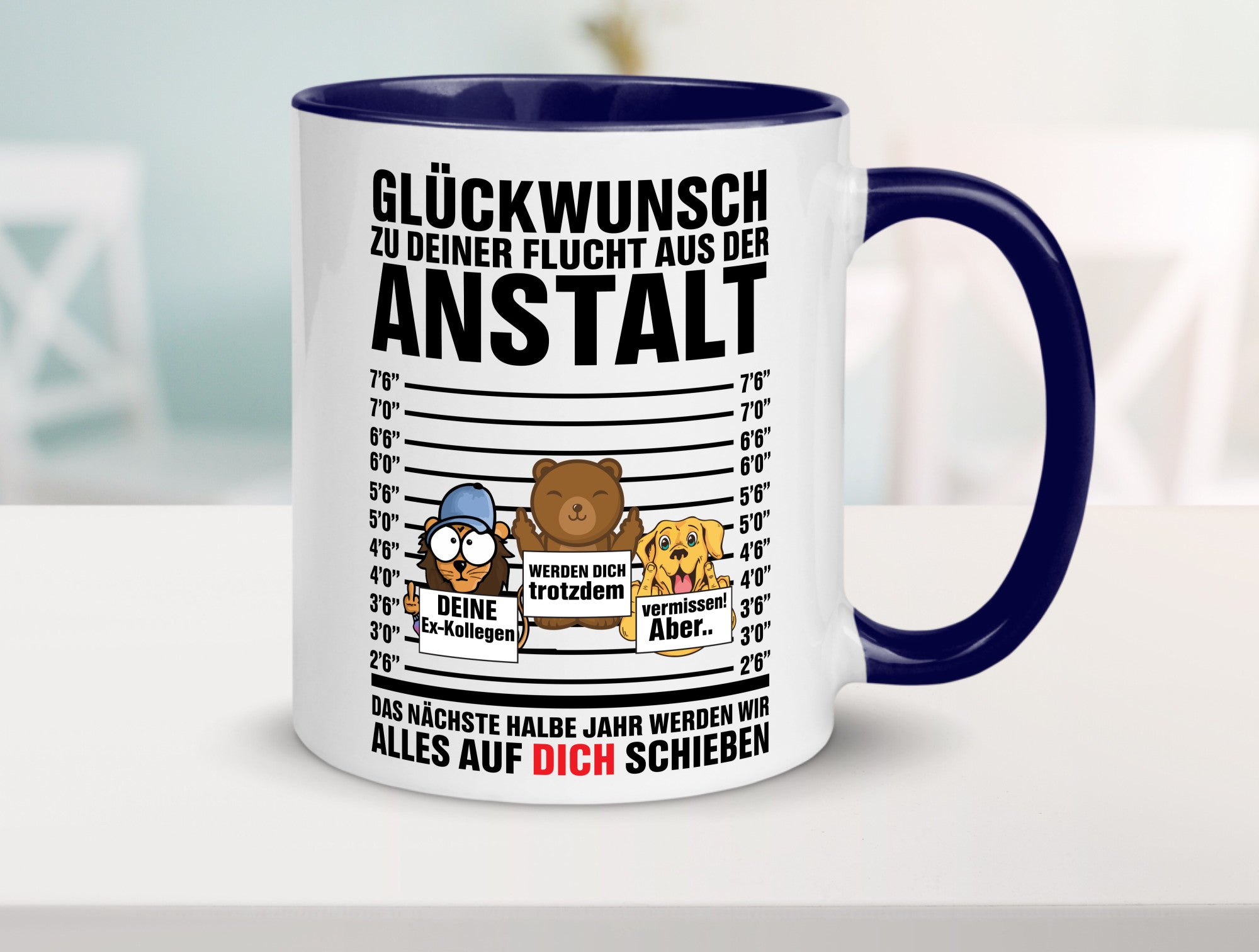 Glückwunsch zur Flucht | Arbeitskollegen Berufswechel Humor Arbeit Kollegen