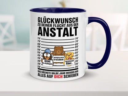 Glückwunsch zur Flucht | Arbeitskollegen Berufswechel Humor Arbeit Kollegen