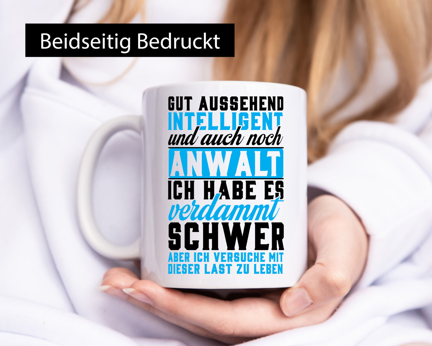 Gut aussehender Anwalt | Gericht Geschenkidee Humor Tasse