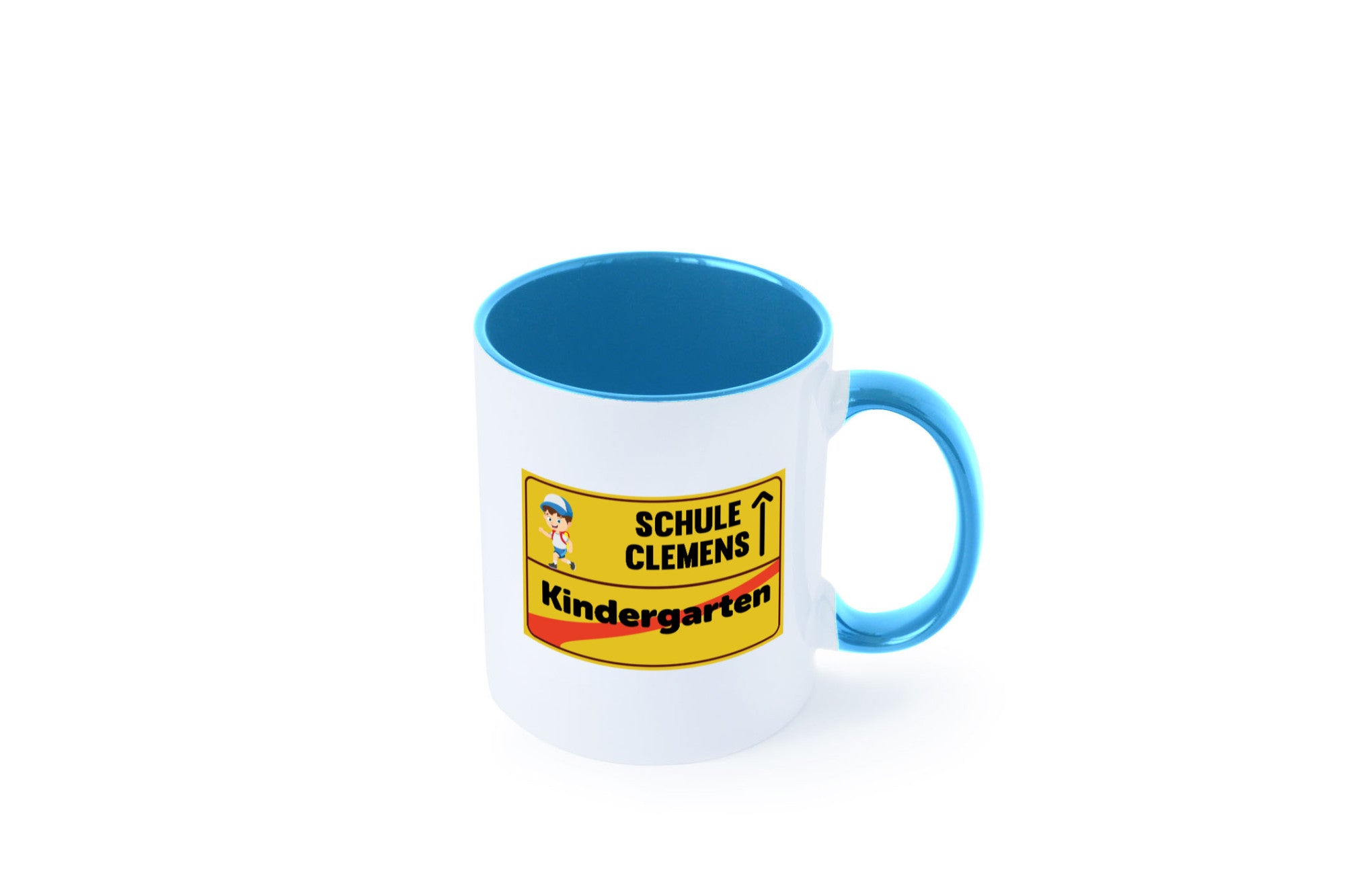 Bye Kindergarten | Schule Clemens Geschenkidee Humor Tasse