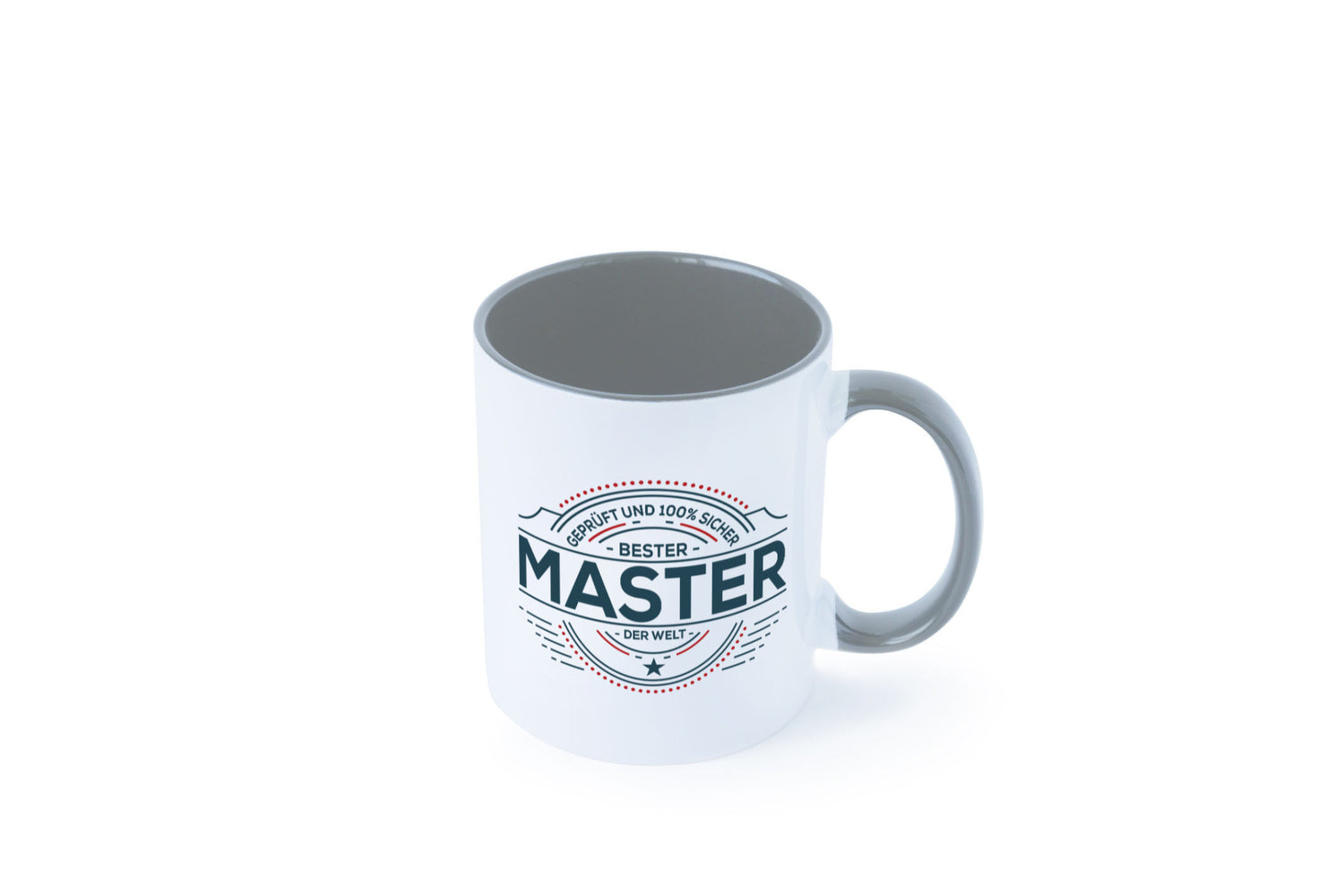 Geprüft und sicher: Master | Universität Student lustig Humor Geschenkidee