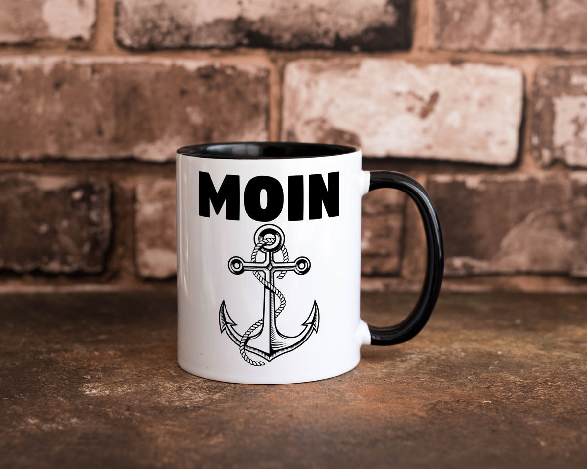 Moin Anker | Norddeutschland Tasse Norddeutscher Humor Geschenkidee
