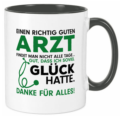 Richtig guter Arzt | Dankeschön Tasse Ã„rzte Spruch Geschenk Humor Geschenkidee
