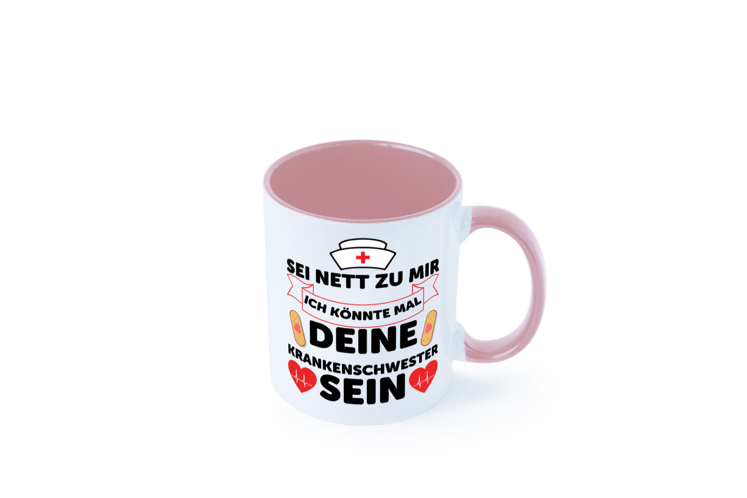 Ich könnte deine Krankenschwester sein | Pflegekraft Geschenkidee Humor Tasse
