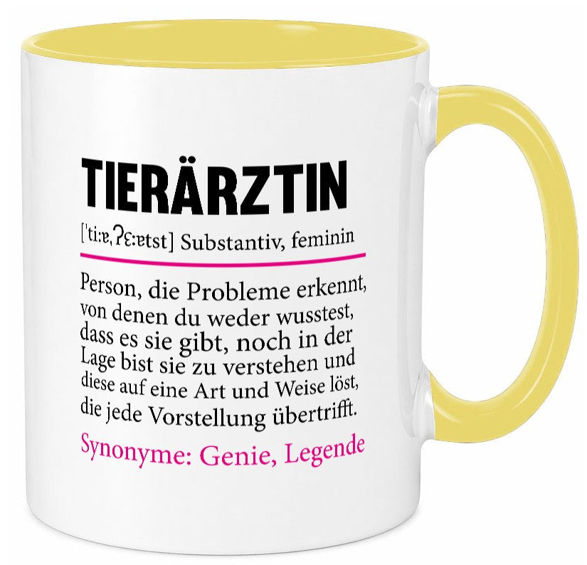 Tierärztin | Mediziner lustiger Spruch Tiermedizin Humor Tierliebhaber Tasse