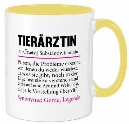 Tierärztin | Mediziner lustiger Spruch Tiermedizin Humor Tierliebhaber Tasse