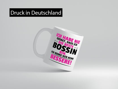 Die Beste Bossin | Führungskraft Vorgesetzte lustiger Spruch Geschenk Humor