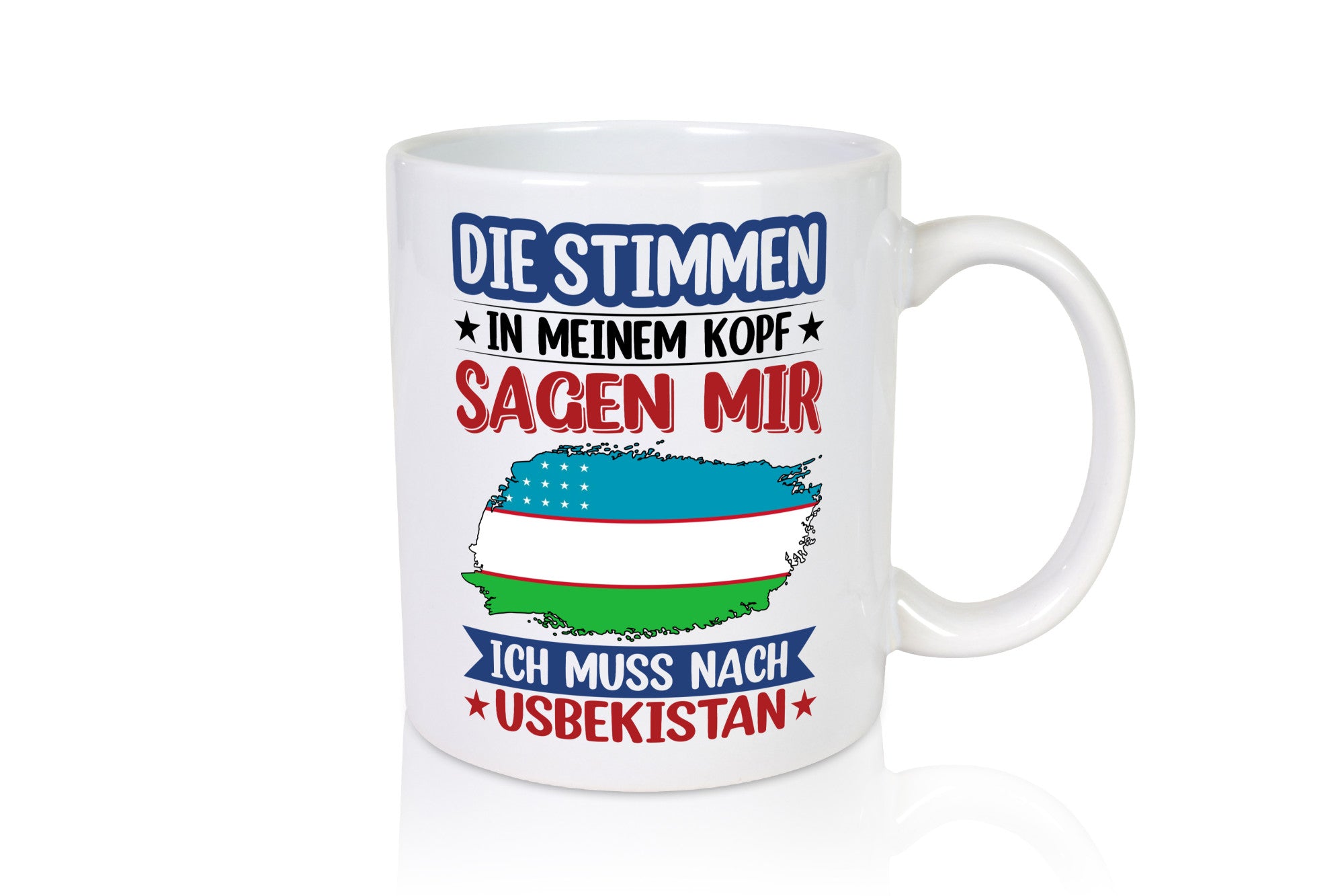 Usbekistan | Urlaub Stimmen in meinem Kopf Traumland v2 Geschenk Humor