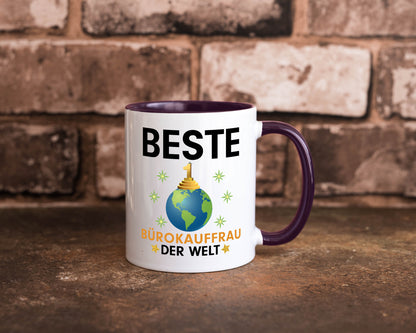 Welt Beste Bürokauffrau | Kauffrau Geschenk Arbeit Kollegen Büro lustiger