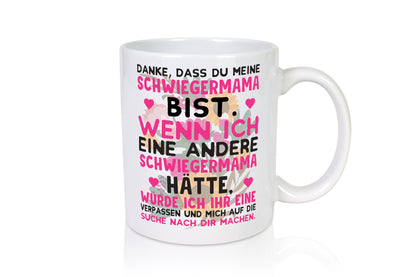 Danke Schwiegermama | Schwiegermutter Tasse Spruch lustig Familie Geschenkidee
