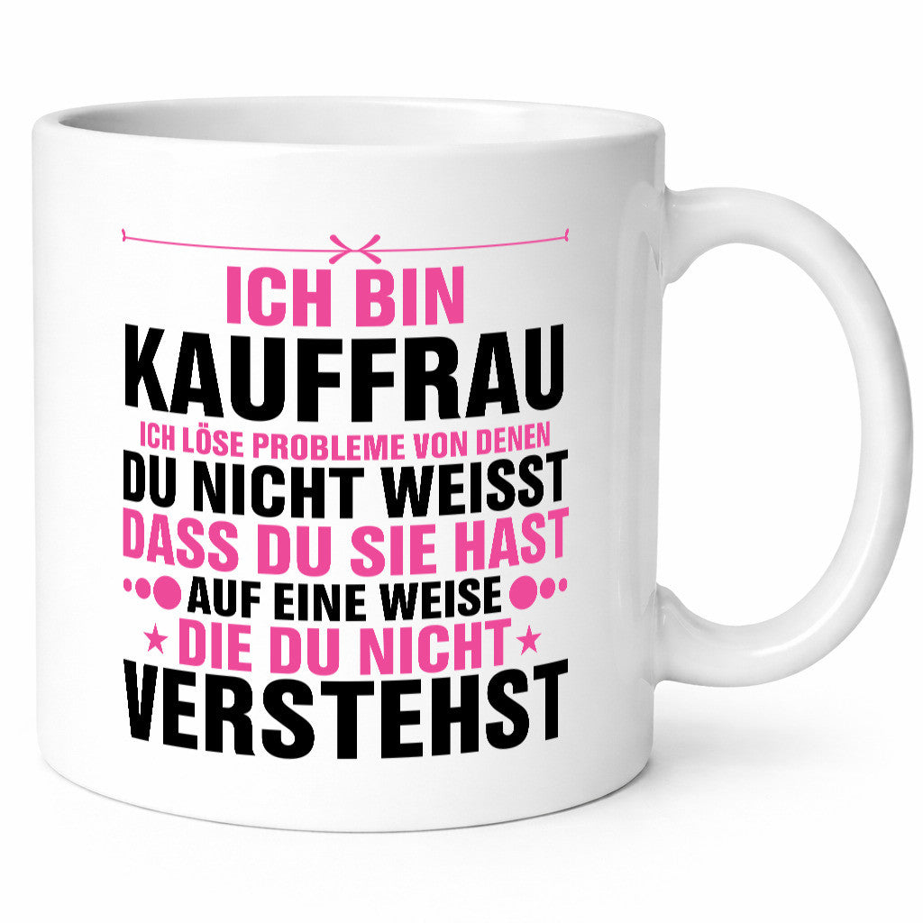 Probleme lösen: Kauffrau | Kauffrauen v2 lustiger Spruch Geschenk Humor