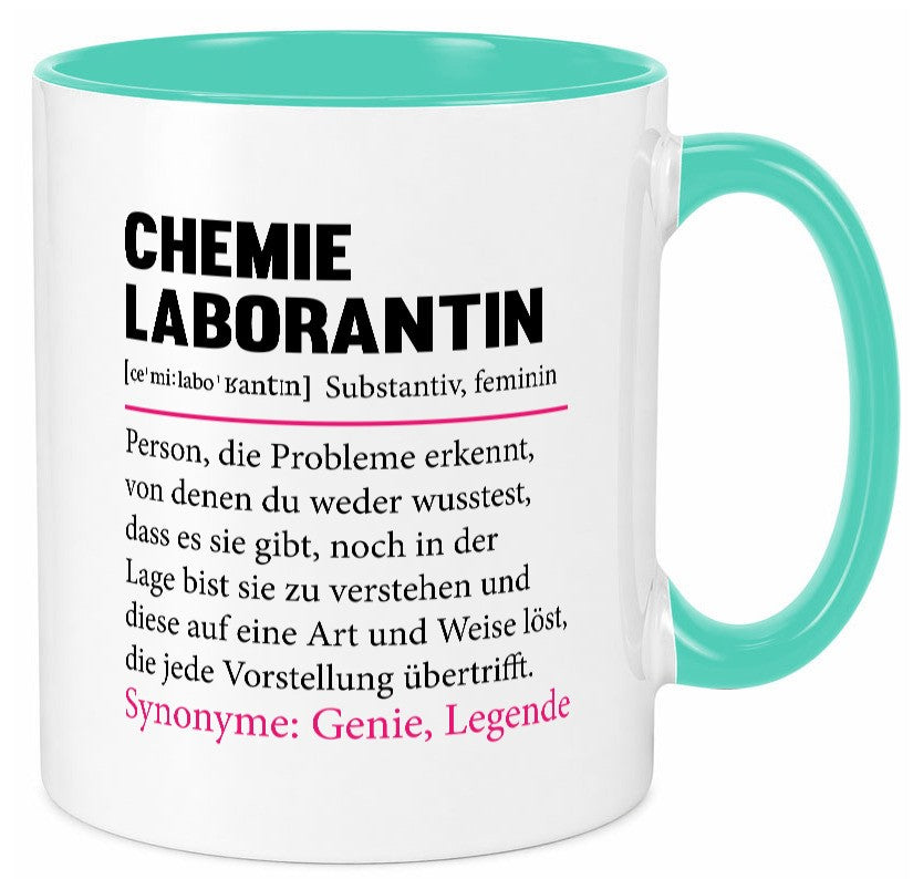 Chemielaborantin | lustig Laborantin Chemie Humor Geschenkidee Geschenk Tasse
