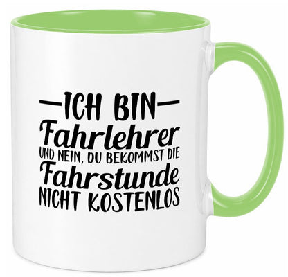 Fahrstunde | Fahrlehrer Tasse fahren Fahrschüler Humor Geschenkidee