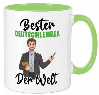 Bester Deutschlehrer | Lehrer Schule v2 lustiger Spruch Geschenk Humor