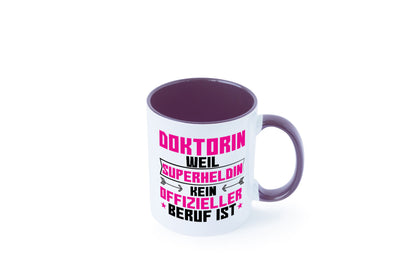 Superheldin Doktorin | Doktorand Doktortitel Geschenkidee Humor Tasse