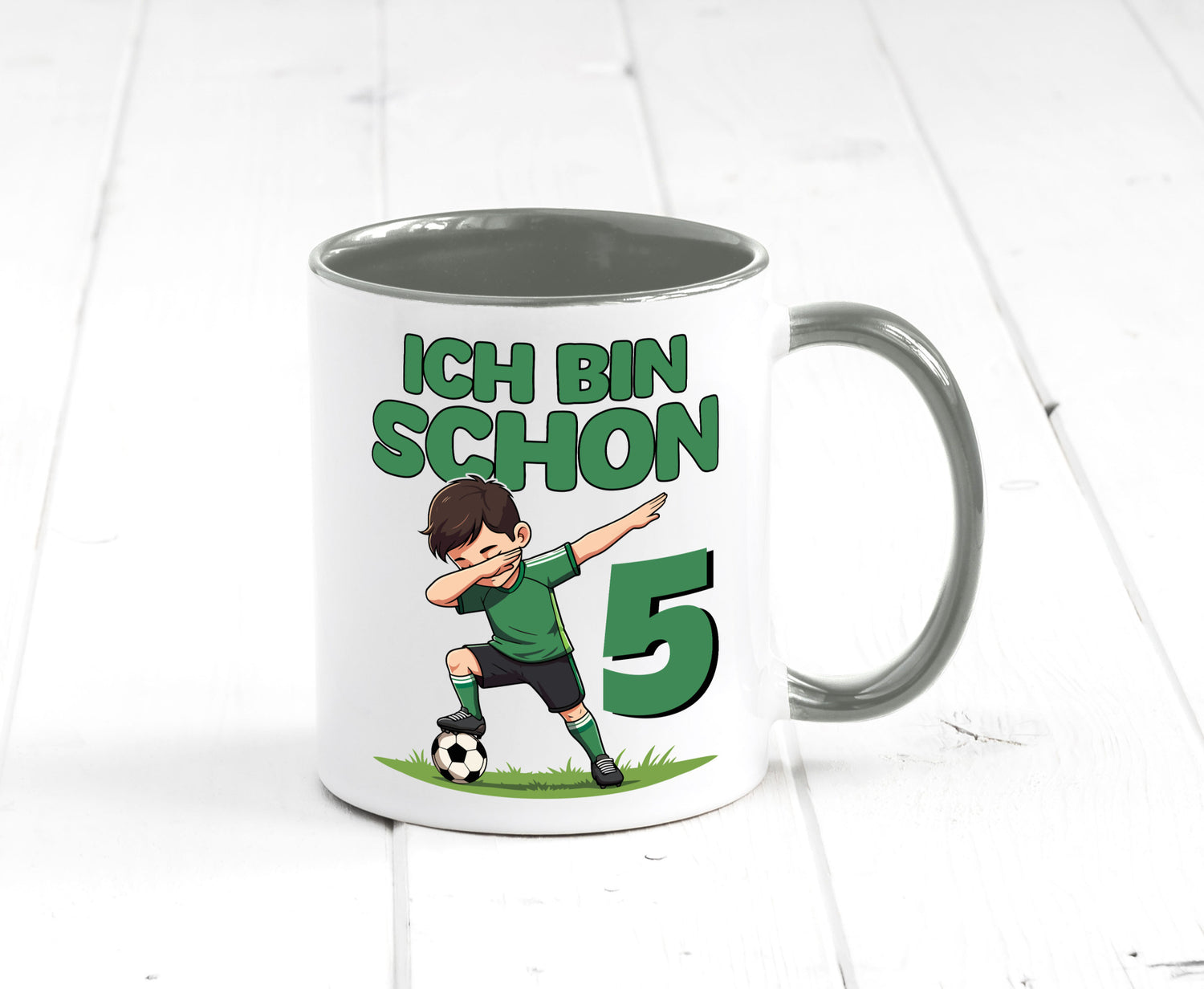 5. Geburtstag | 5 Jahre Fußballer lustiger Spruch Geschenk Geschenkidee Tasse