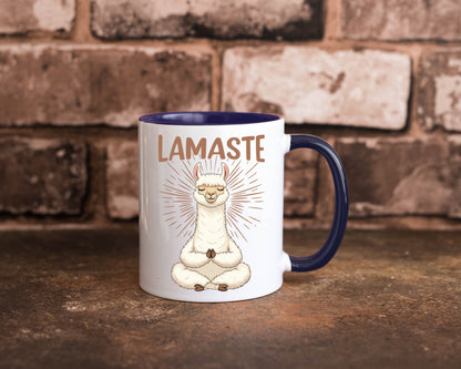 Lamaste | Lama Namaste lustiger Spruch Geschenk Humor Geschenkidee Tasse