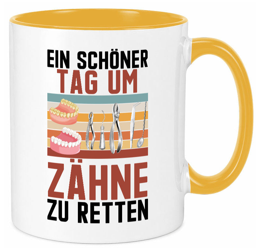Ein schöner Tag um zähne zu retten | Zahnarzt Geschenk Humor Geschenkidee