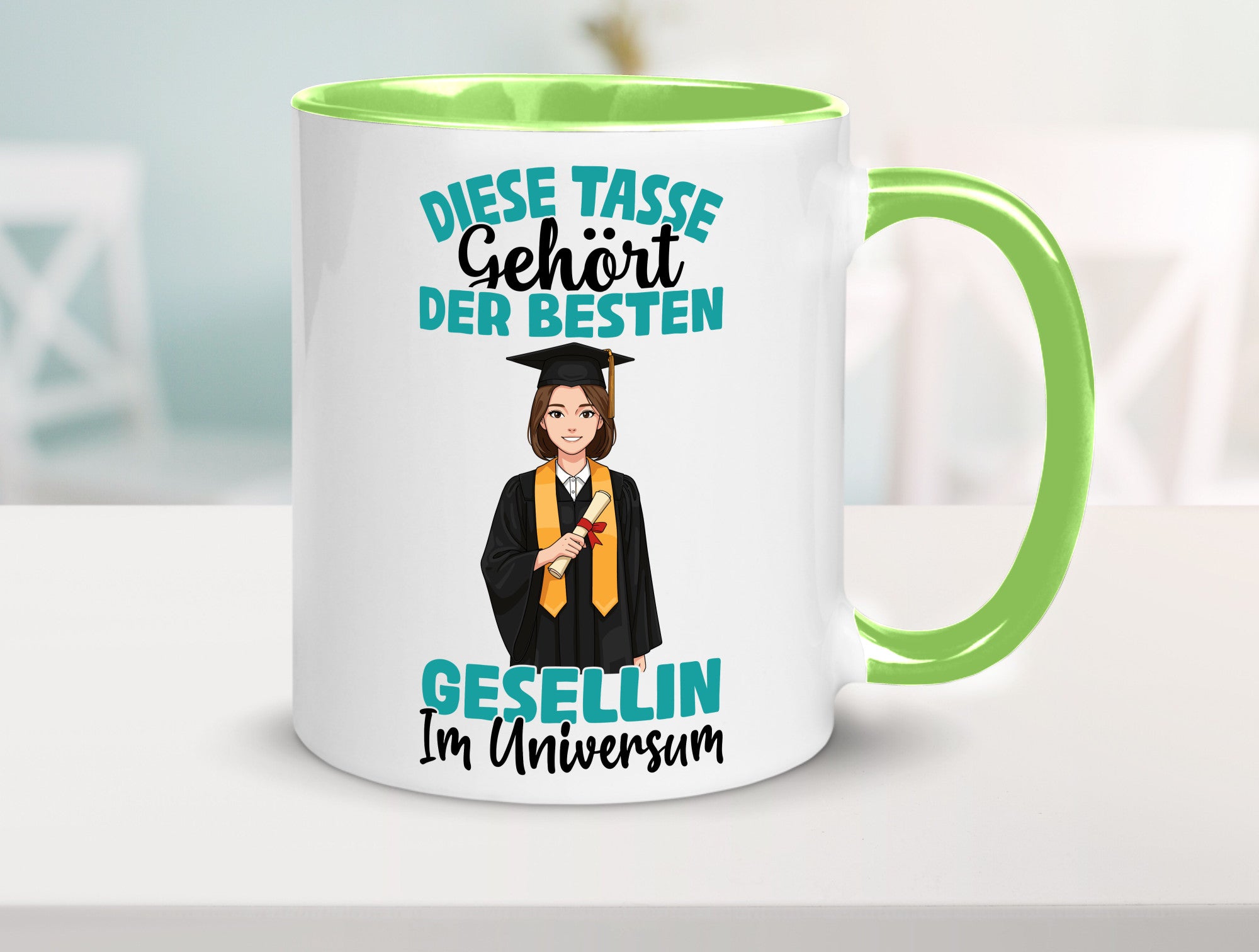 Im Universum: Gesellin | Handwerkerinnen lustiger Spruch Geschenk Humor