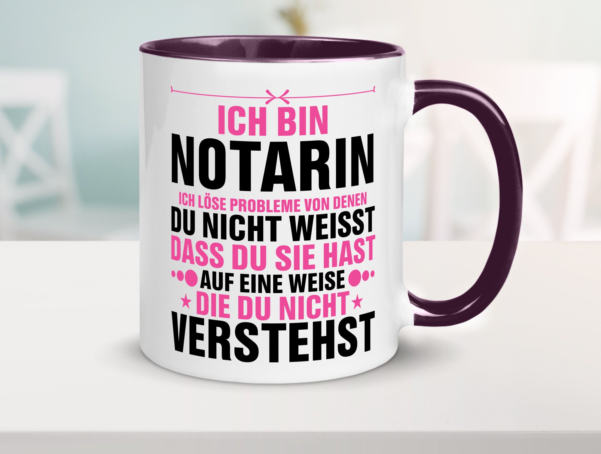 Löse Probleme: Notarin | Juristin v2 lustiger Spruch Geschenk Humor