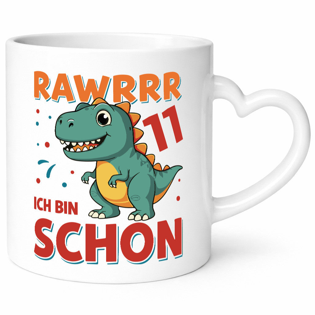 11. Geburtstag | 11 Jahre Raw ich bin schon T-Rex lustiger Spruch Geschenk