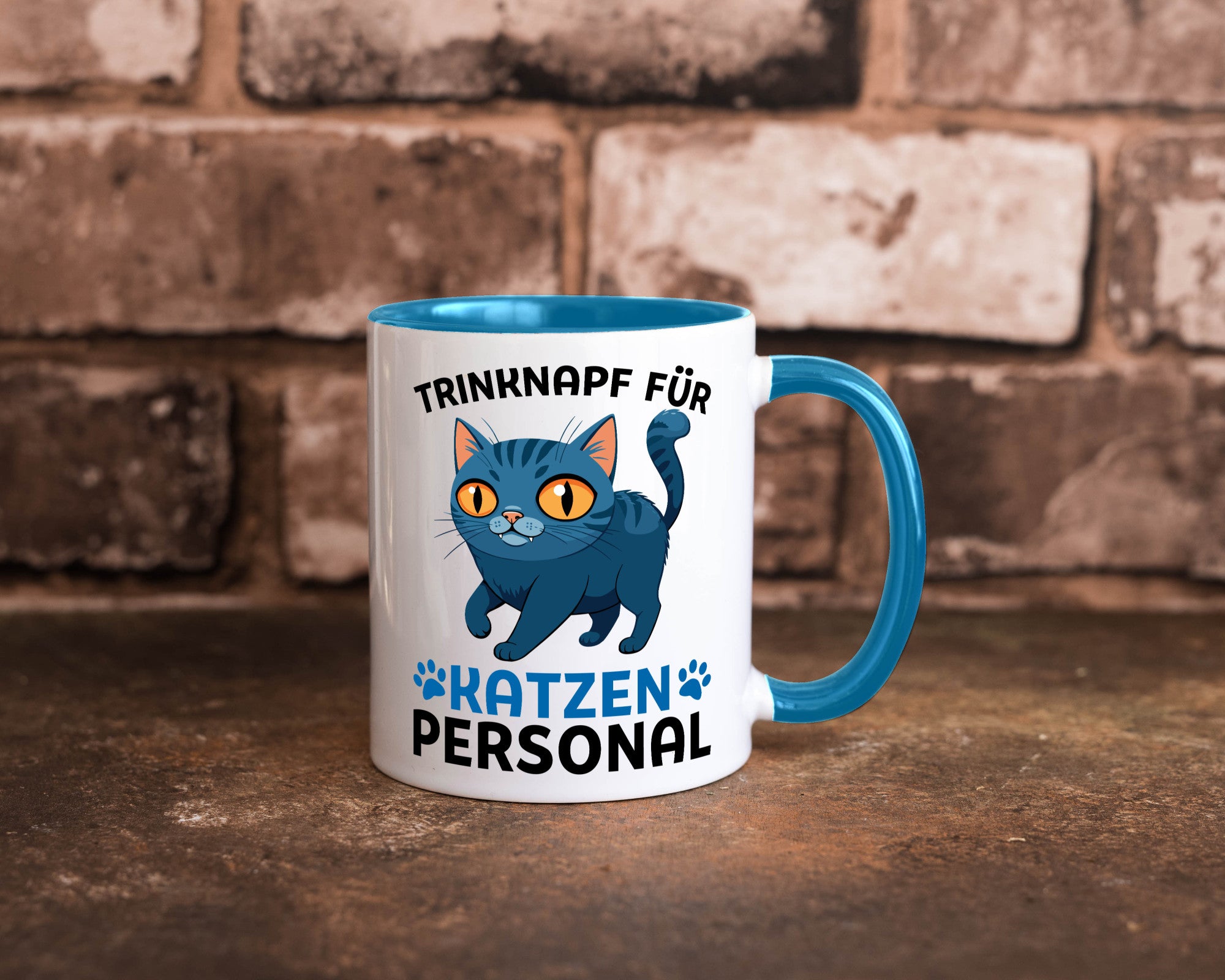 Katzen Personal | Katzenbesitzer Tasse Katze Humor vl2 Tierliebhaber