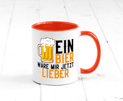 Ein Bier wäre mir jetzt lieber | Kollegen lustiger Spruch Geschenk Arbeit Büro